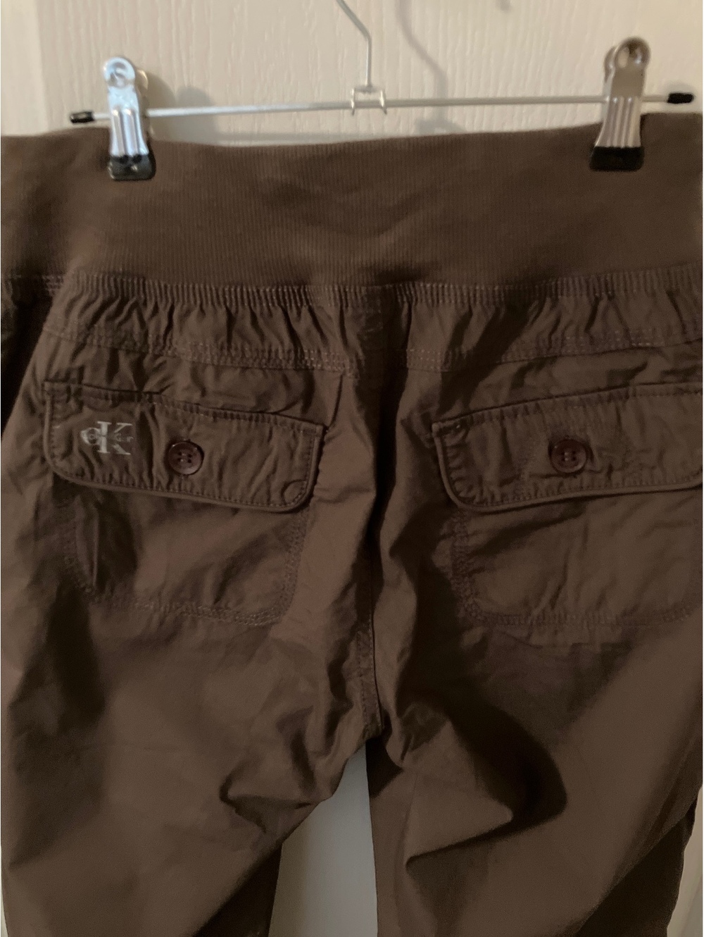 NWT Calvin Klein Cropped Casual Pants with Drawstring #244 - Picture 6 of 13